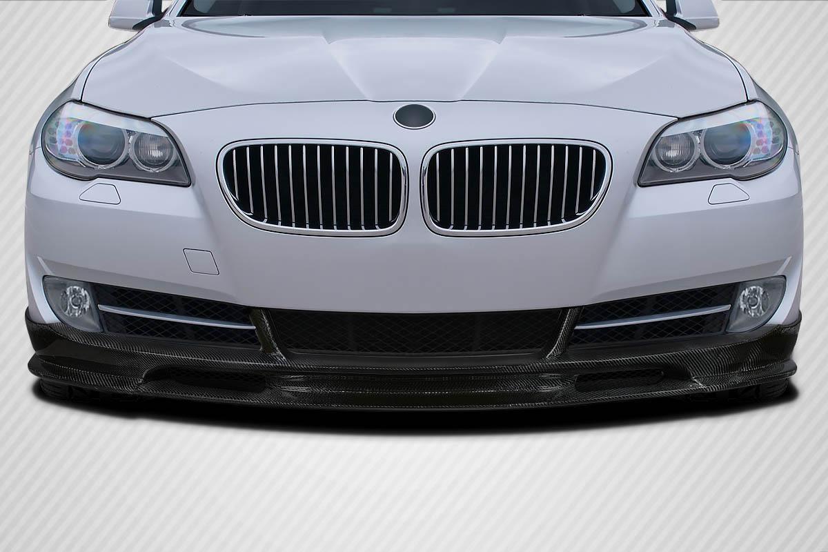 2011-2016 BMW 5 Series Carbon Creations Wave Carbon Fiber Front Lip - Image 1