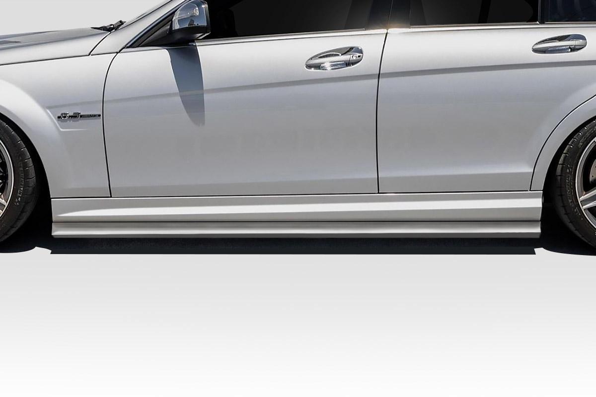 2008-2014 Mercedes C Class Duraflex Radian Side Skirts - Image 1