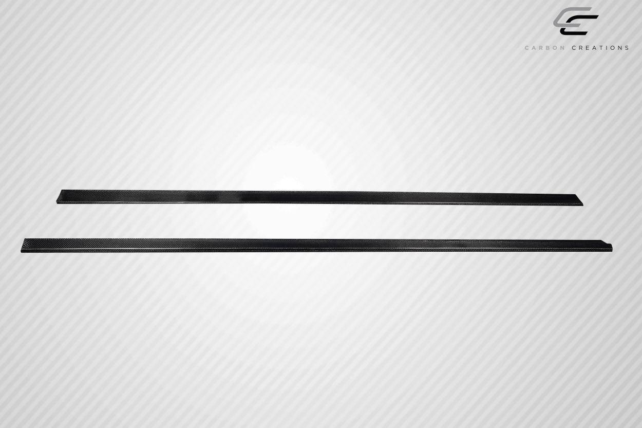 2008-2014 Mercedes C Class Carbon Creations Radian Carbon Fiber Side Skirts - Image 2