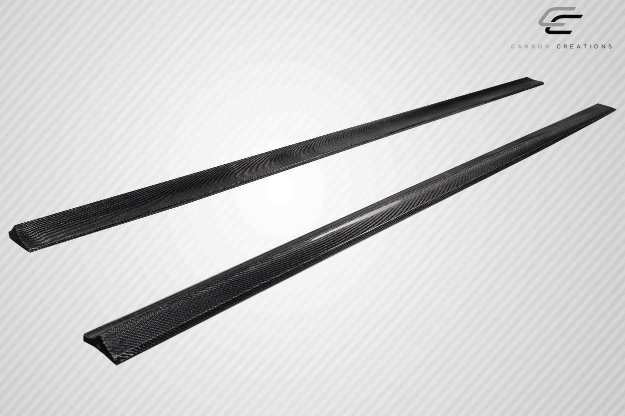 2008-2014 Mercedes C Class Carbon Creations Radian Carbon Fiber Side Skirts - Image 4