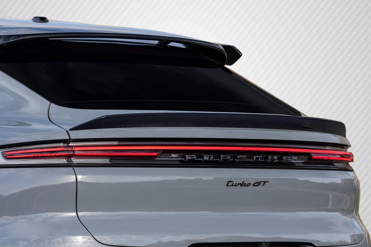 2019-2025 Porsche Cayenne Coupe Carbon Creations Turbo GT Look Carbon Fiber Rear Wing - Image 1
