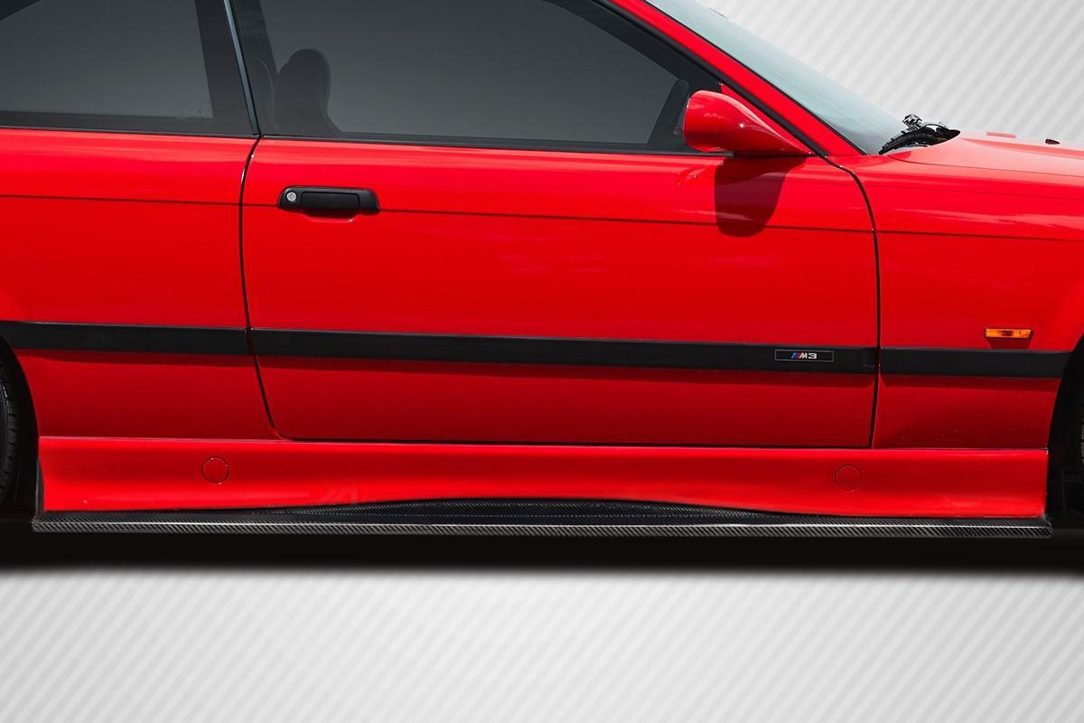 1992-1998 BMW M3 Carbon Creations Motive Carbon Fiber Side Skirts - Image 1