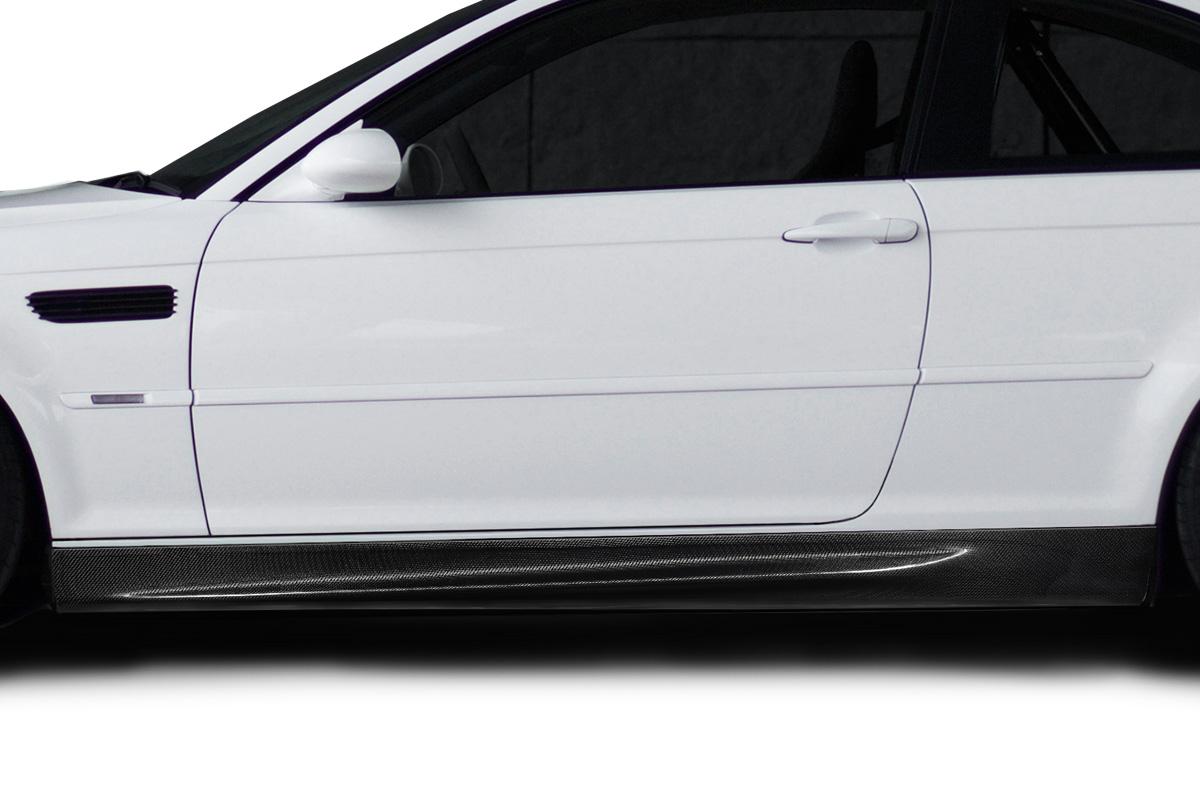 2001-2006 BMW M3 Carbon Creations 1M Look Carbon Fiber Side Skirts - Image 1