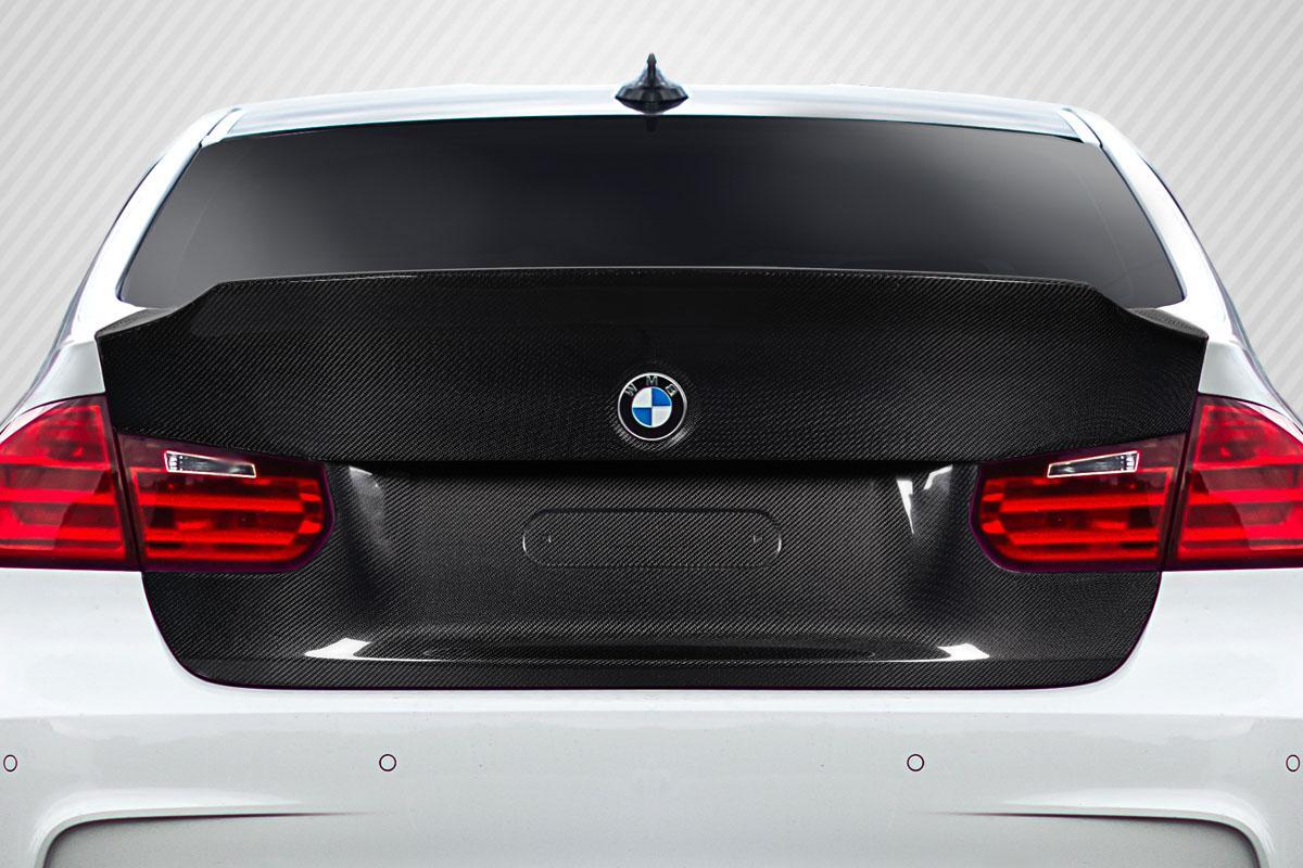 2012-2018 BMW 3 Series Carbon Creations Sweeper Carbon Fiber Trunk - Image 1