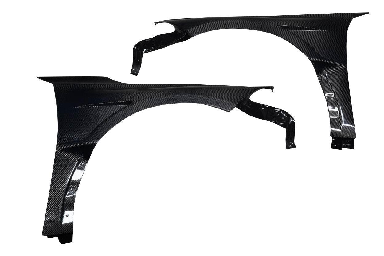 2023-2025 Honda Civic Carbon Creations Akora Carbon Fiber Fender - Image 2