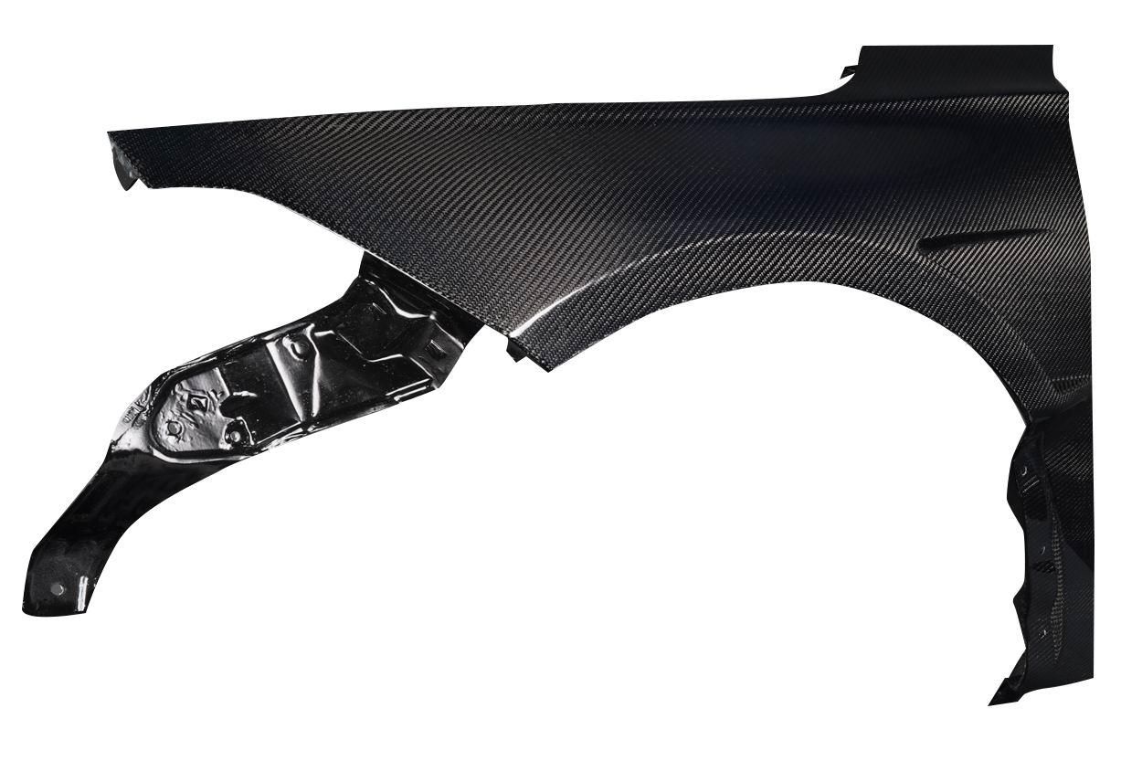 2023-2025 Honda Civic Carbon Creations Akora Carbon Fiber Fender - Image 4