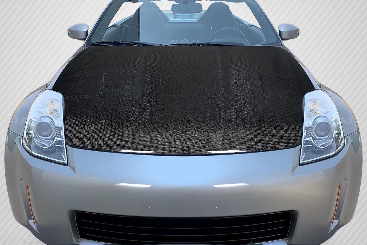 2003-2006 Nissan 350Z Carbon Creations JGTC Carbon Fiber Hood - Image 1