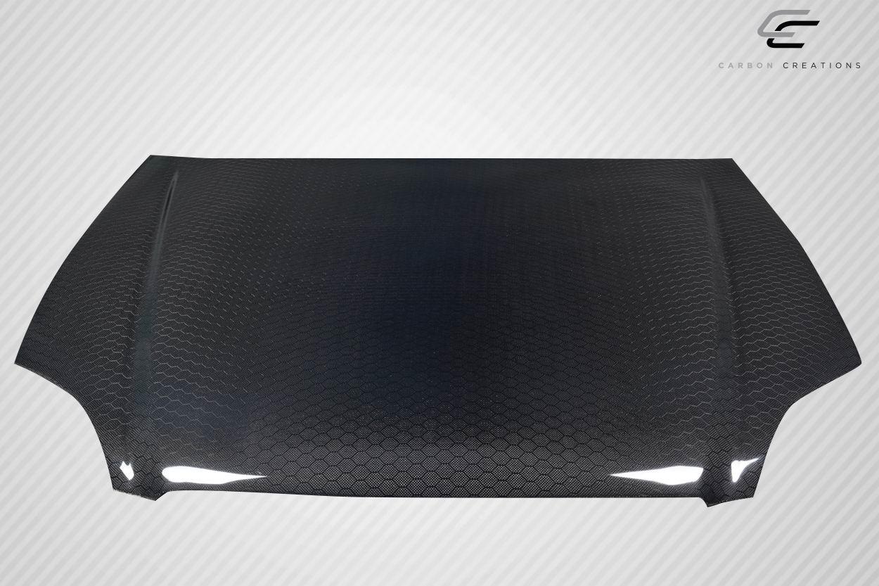 1999-2000 Honda Civic Carbon Creations OEM Look Carbon Fiber Hood - Image 2