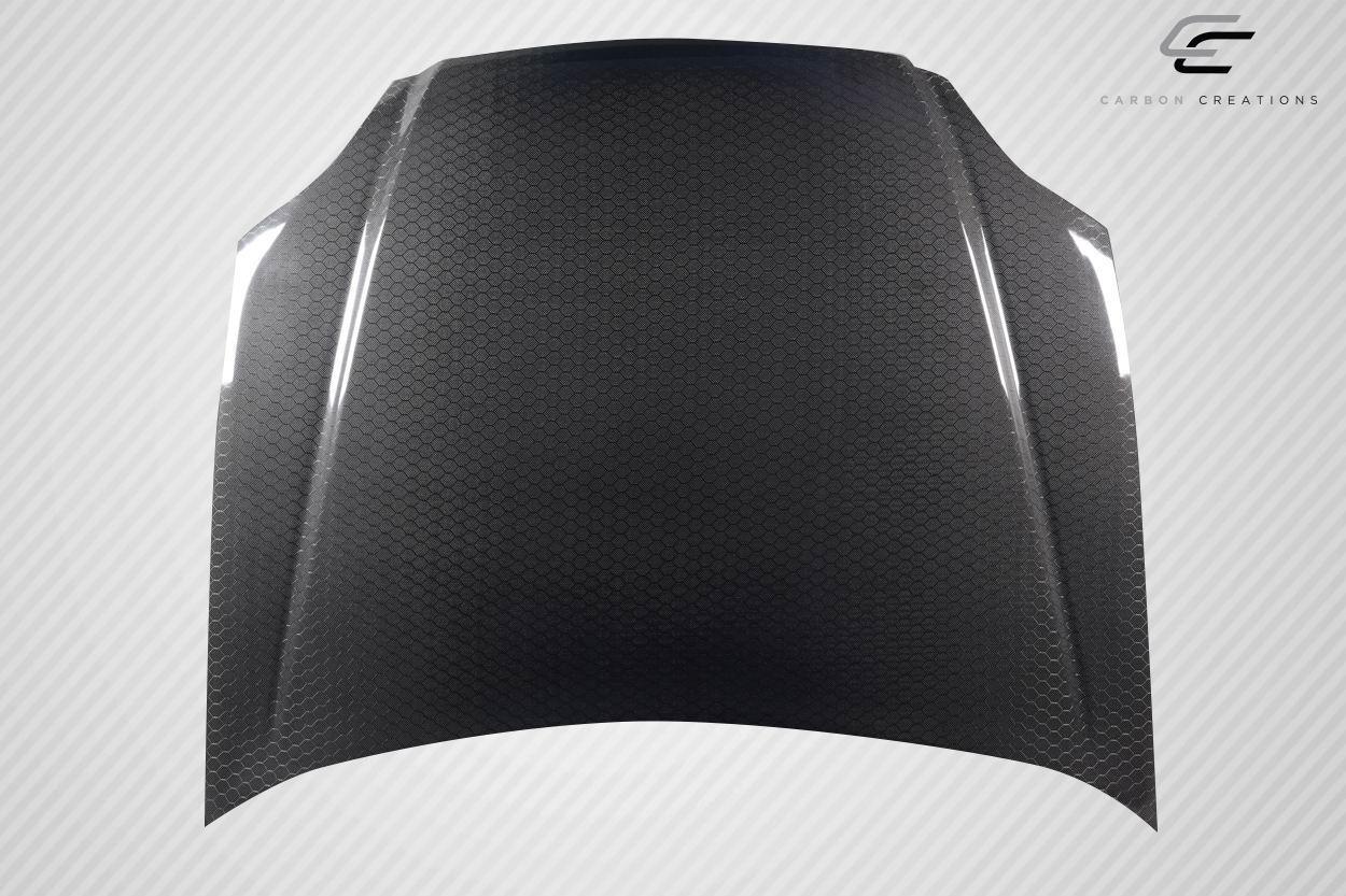 1999-2000 Honda Civic Carbon Creations OEM Look Carbon Fiber Hood - Image 5