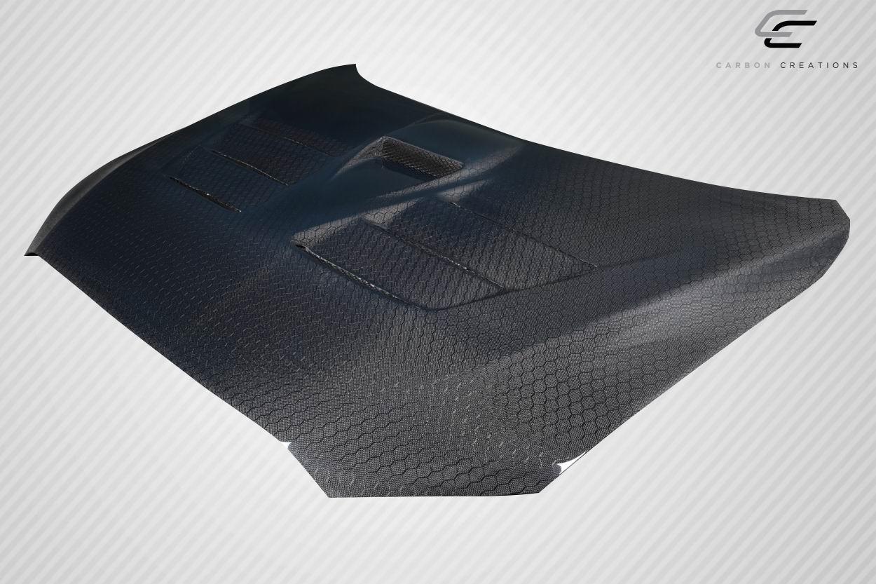 2008-2017 Mitsubishi Evolution Carbon Creations GT Concept Carbon Fiber Hood - Image 3