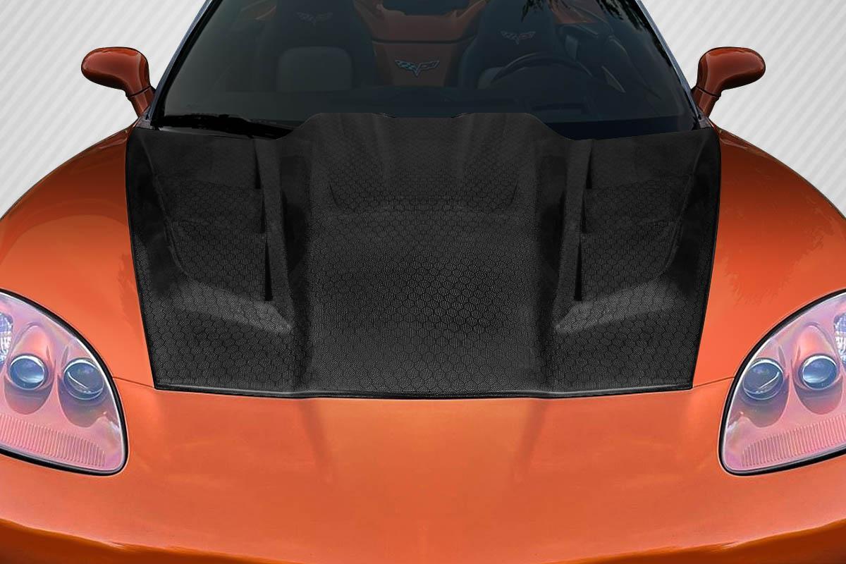 2005-2013 Chevrolet Corvette Carbon Creations ZR Edition 2 Carbon Fiber Hood - Image 1
