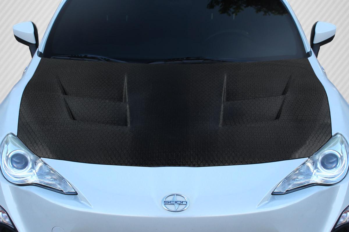 2013-2020 Scion FRS Carbon Creations 86-R Carbon Fiber Hood - Image 1
