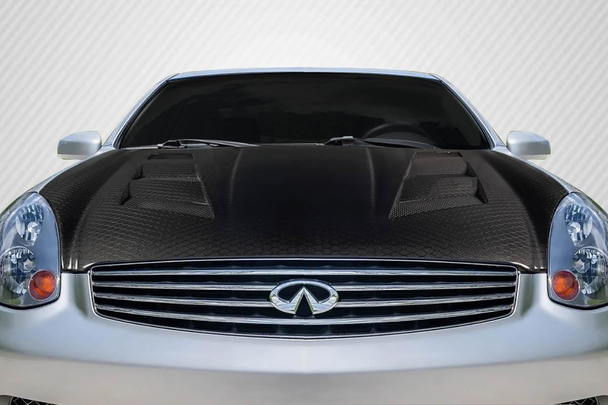 2003-2007 Infiniti G Coupe Carbon Creations AM-S Carbon Fiber Hood - Image 1