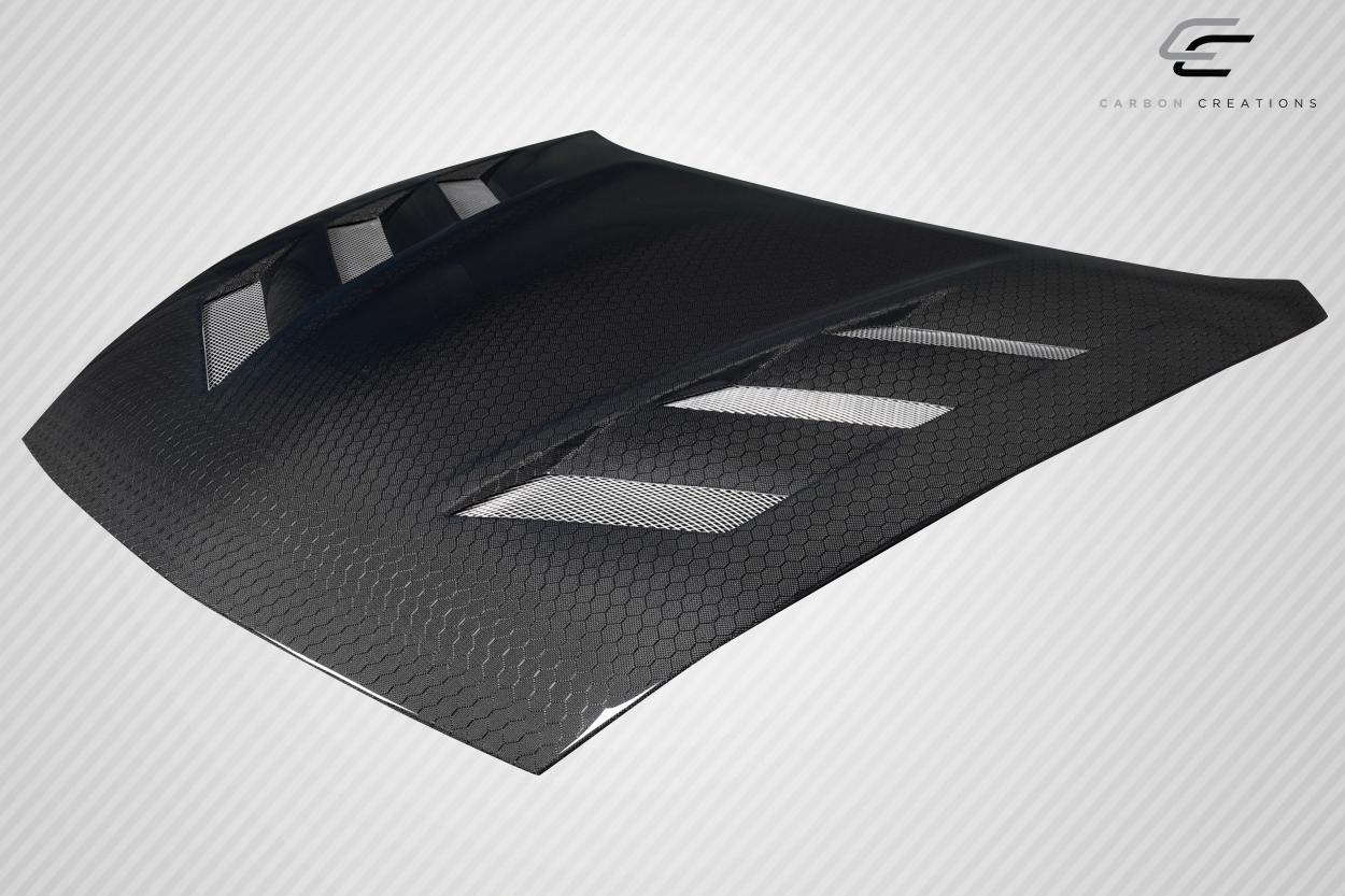2009-2020 Nissan 370Z Carbon Creations AM-S Carbon Fiber Hood - Image 3