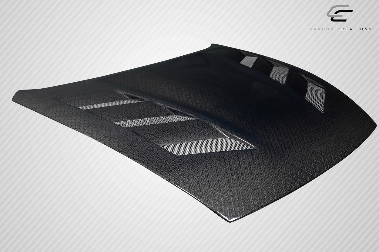 2009-2020 Nissan 370Z Carbon Creations AM-S Carbon Fiber Hood - Image 4