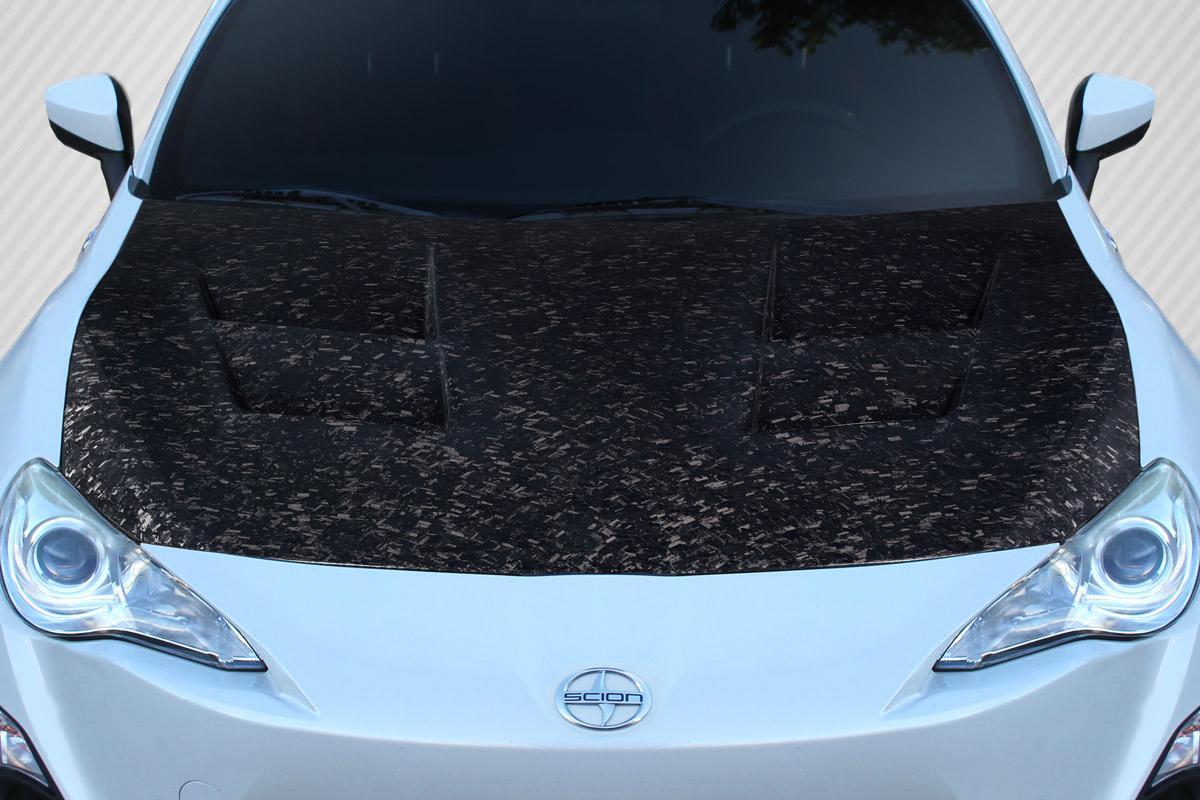 2013-2020 Scion FRS Carbon Creations 86-R Carbon Fiber Hood - Image 1