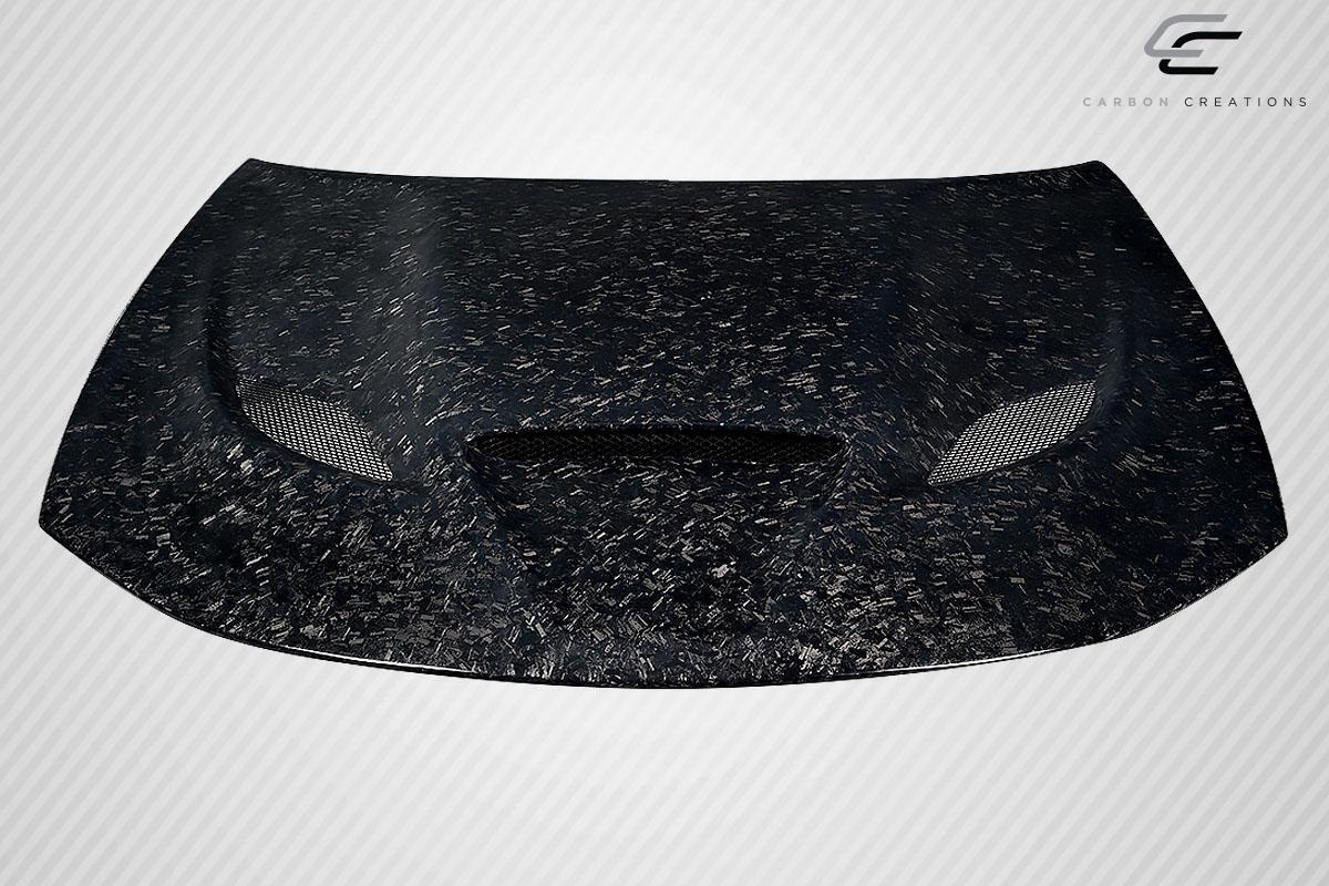 2015-2023 Dodge Charger Carbon Creations Hellcat Carbon Fiber Hood - Image 2