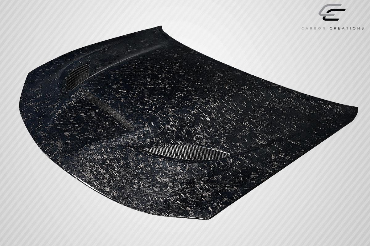 2015-2023 Dodge Charger Carbon Creations Hellcat Carbon Fiber Hood - Image 3