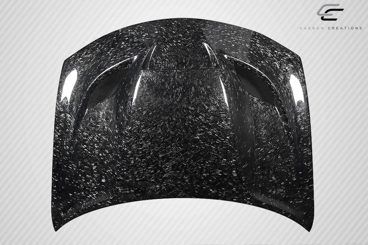 2015-2023 Dodge Charger Carbon Creations Hellcat Carbon Fiber Hood - Image 5