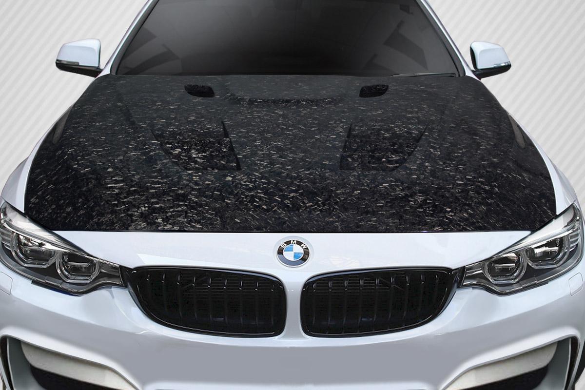 2012-2018 BMW 3 Series Carbon Creations Eros Version 1 Carbon Fiber Hood - Image 1