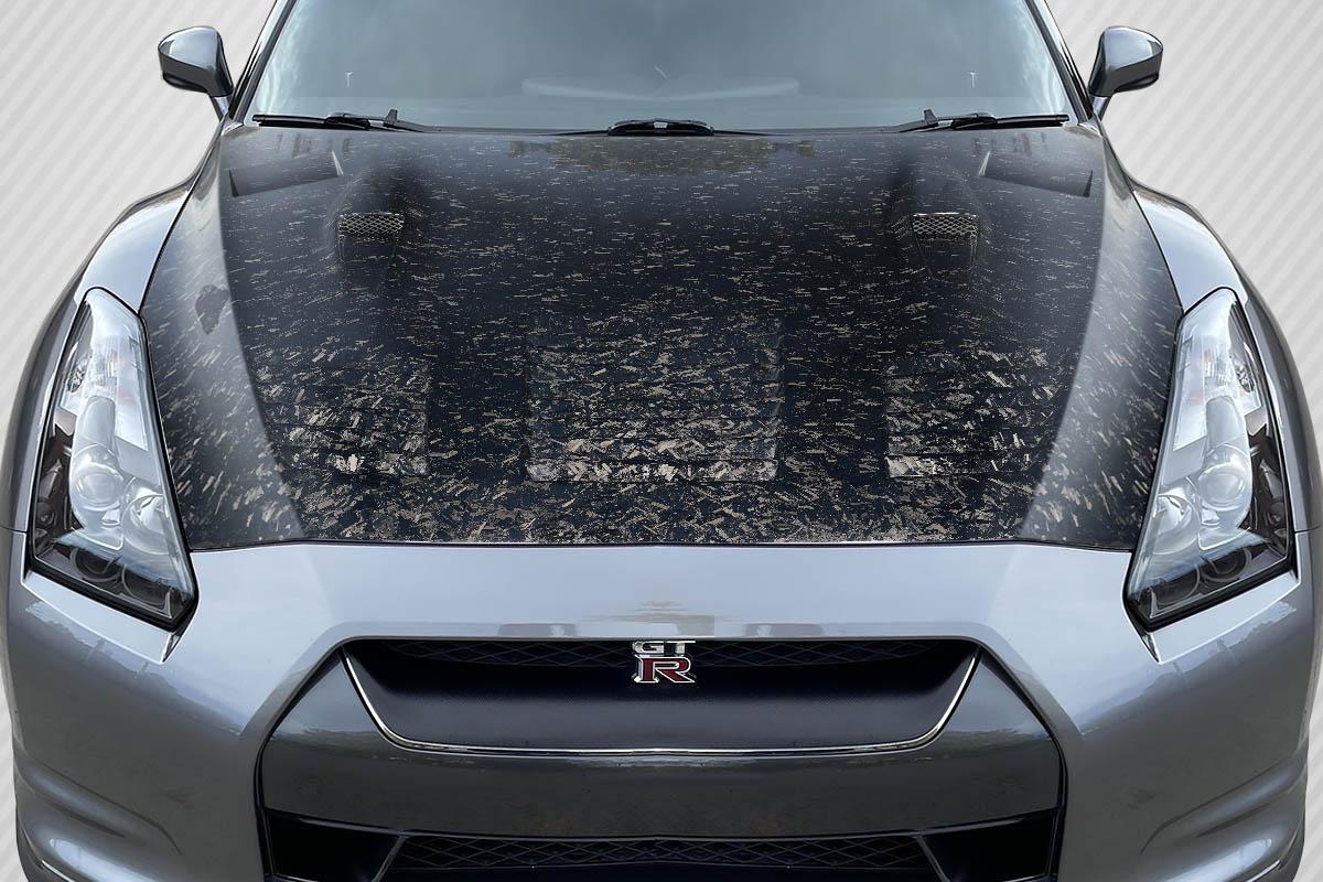 2009-2016 Nissan GTR Carbon Creations GT2 Carbon Fiber Hood - Image 1