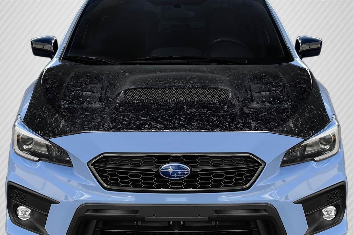 2015-2021 Subaru WRX Carbon Creations C-1 Carbon Fiber Hood - Image 1