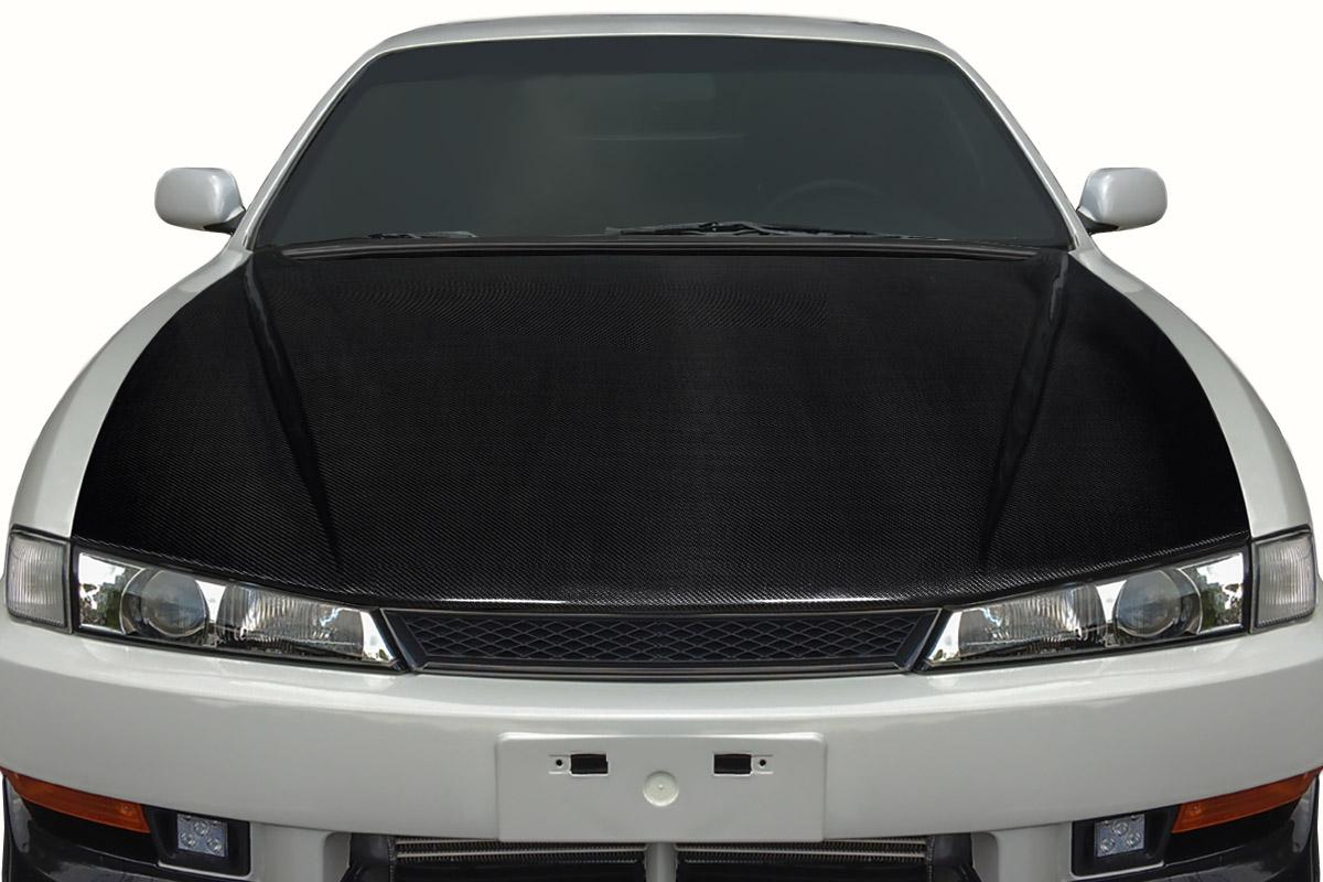 1997-1998 Nissan 240SX Carbon Creations Ranger Carbon Fiber Hood - Image 1