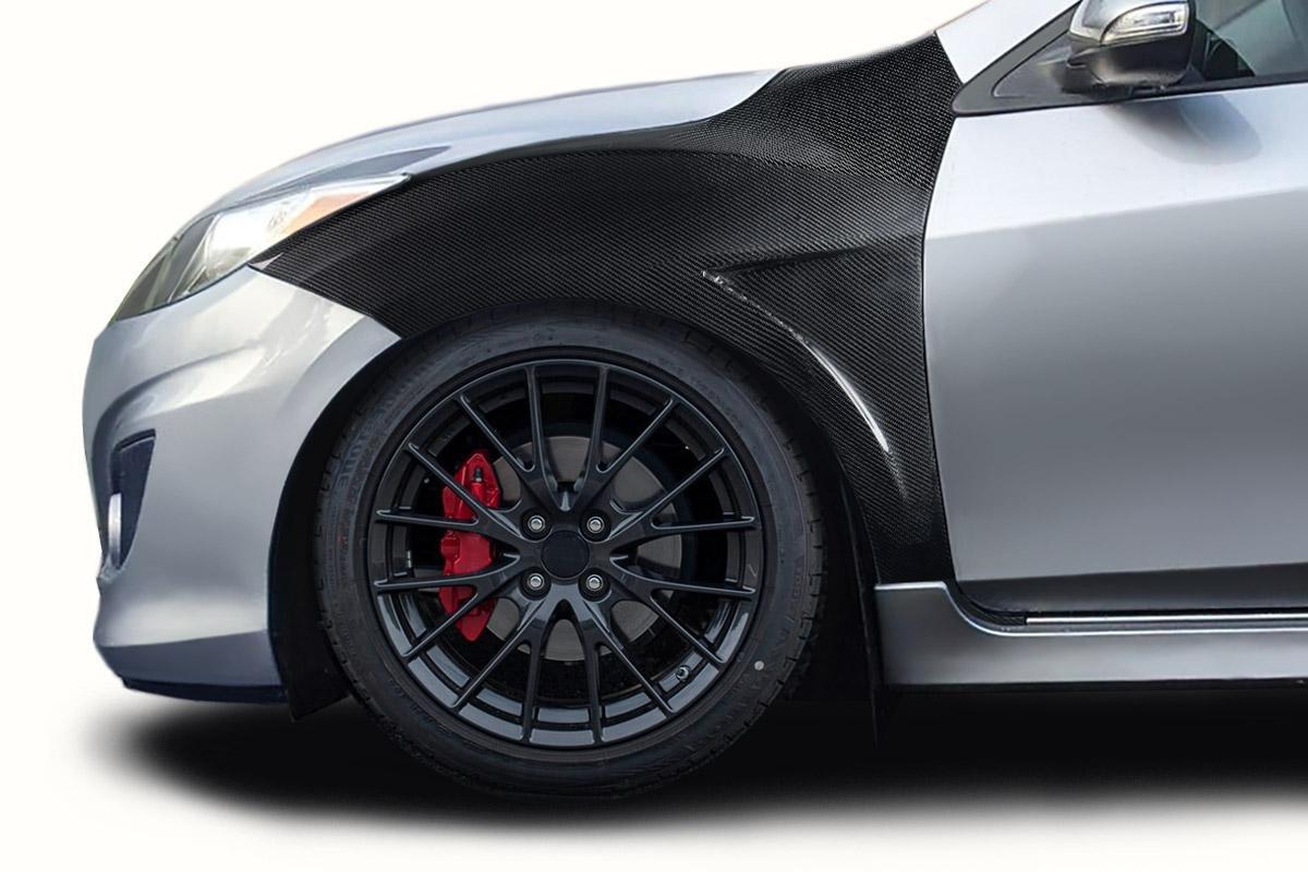 2010-2013 Mazda 3 Carbon Creations Evolved Carbon Fiber Fender - Image 1