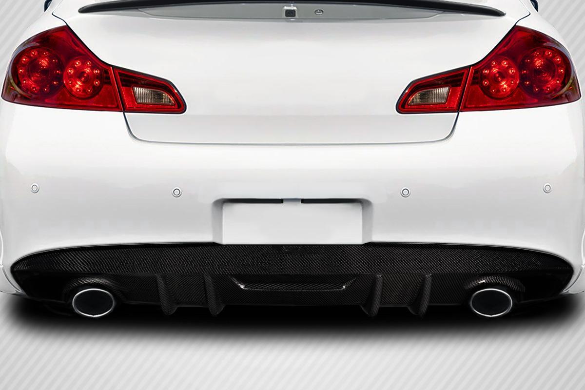 2010-2015 Infiniti G Sedan Carbon Creations Avera Carbon Fiber Rear Lip - Image 1