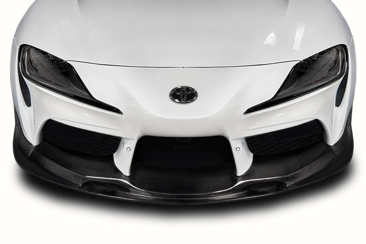 2020-2025 Toyota Supra Carbon Creations Akura Carbon Fiber Front Lip - Image 1