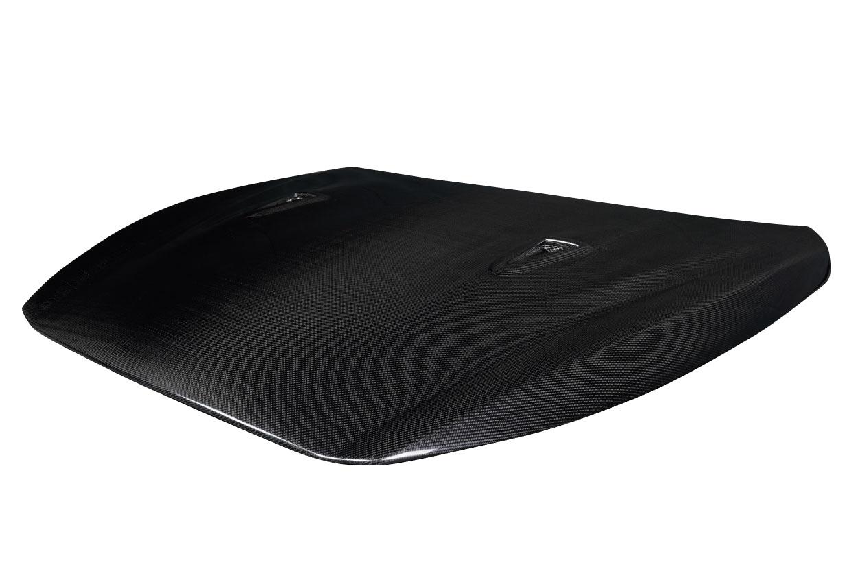 2014-2023 Infiniti Q50 Carbon Creations GTR Look Carbon Fiber Hood - Image 3