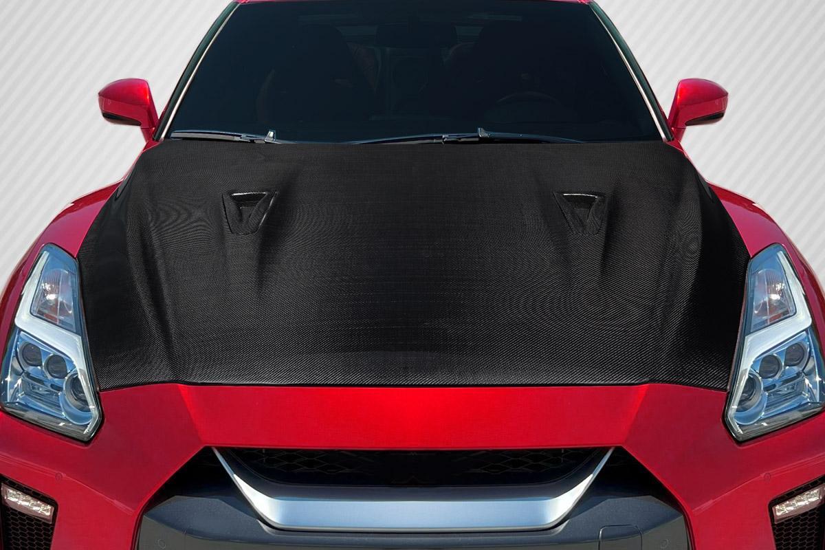 2017-2021 Nissan GTR Carbon Creations OEM Look Carbon Fiber Hood - Image 1