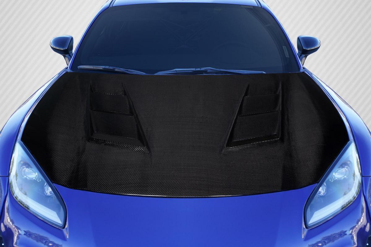 2022-2025 Toyota GR86 Carbon Creations Aven Carbon Fiber Hood - Image 1