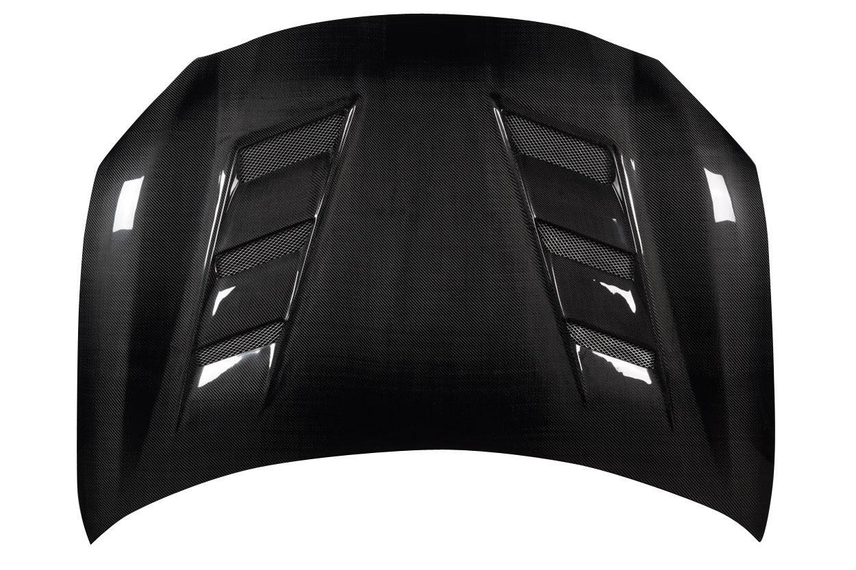 2022-2025 Toyota GR86 Carbon Creations Aven Carbon Fiber Hood - Image 5