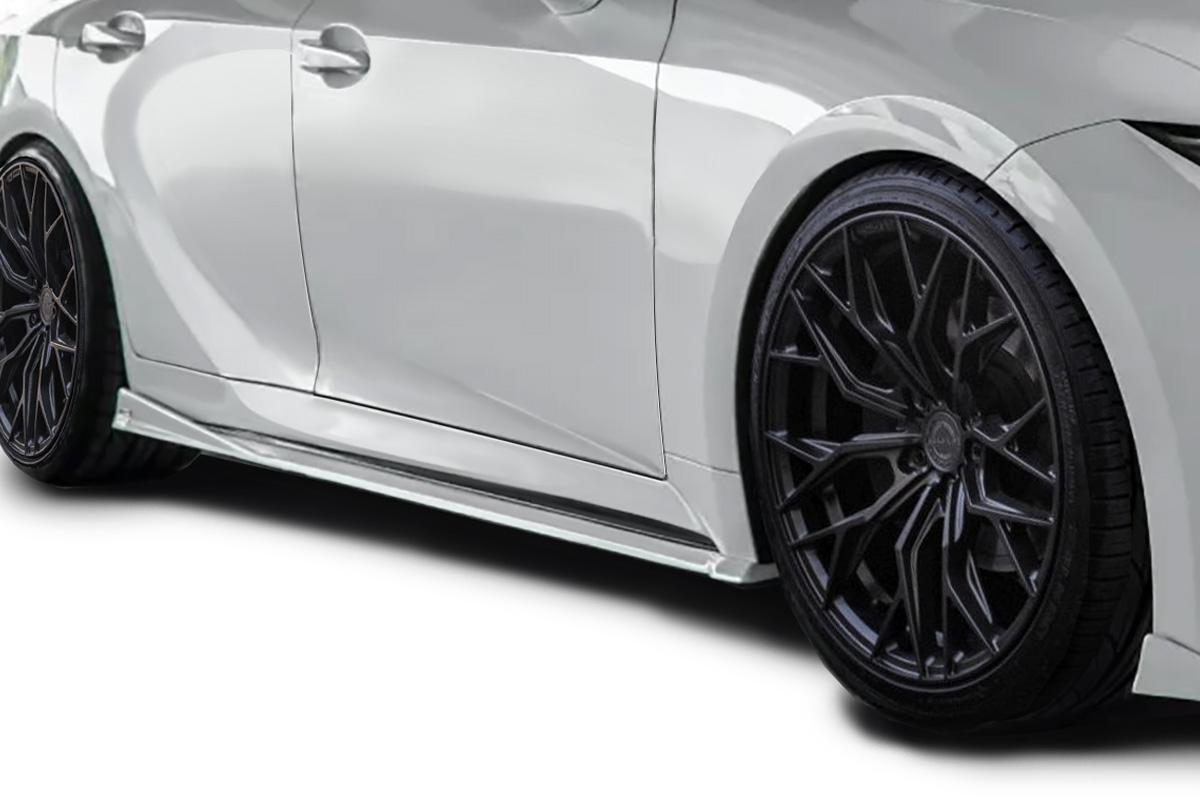 2021-2025 Lexus IS Duraflex Geisha Side Skirts - Image 2