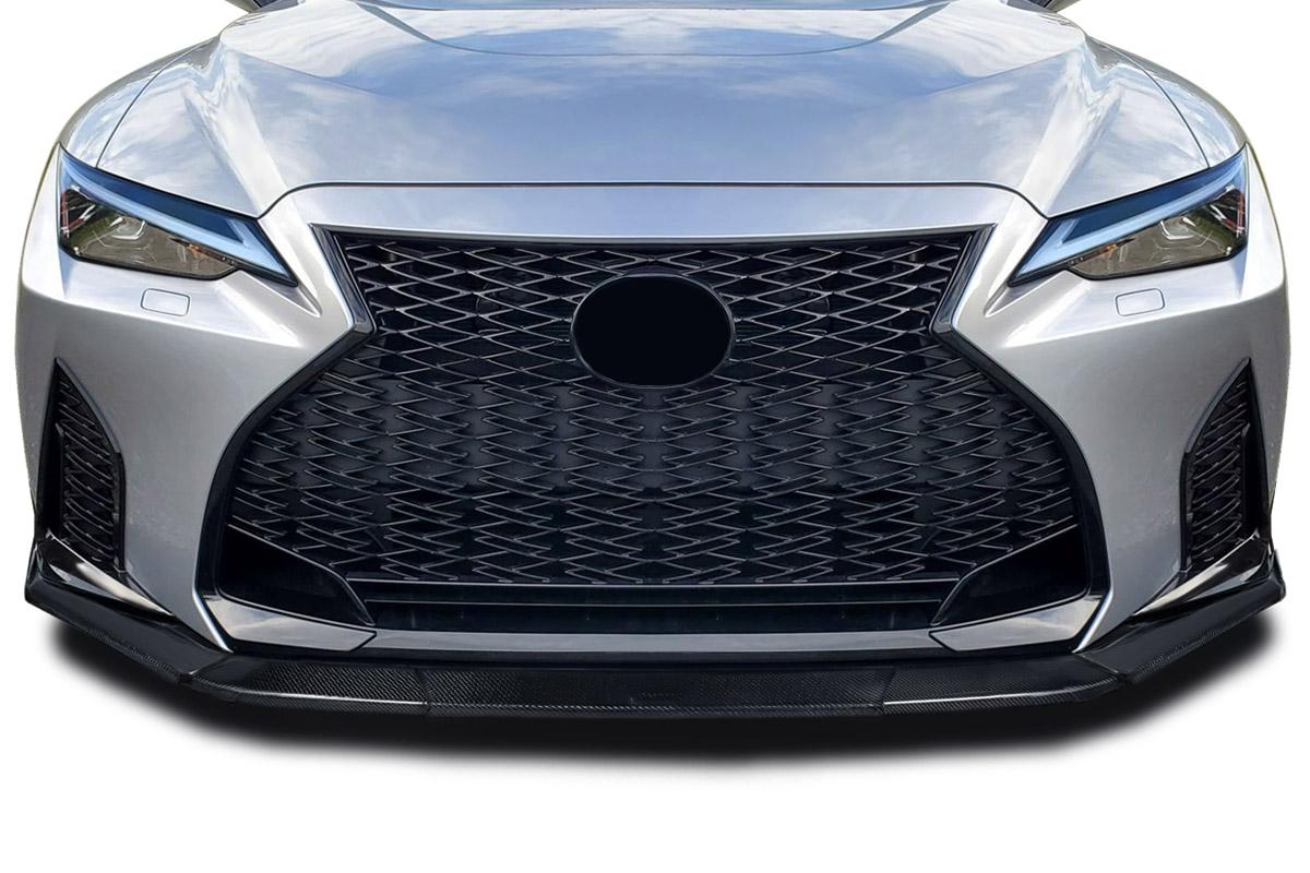 2021-2025 Lexus IS Carbon Creations Geisha Carbon Fiber Front Lip - Image 1