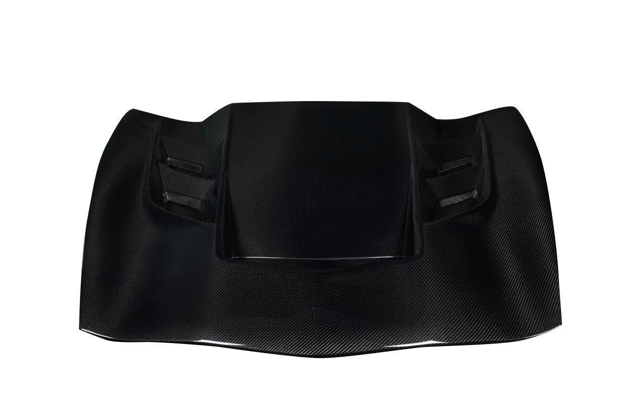 2014-2019 Chevrolet Corvette Carbon Creations Eagle Eye Carbon Fiber Hood - Image 2