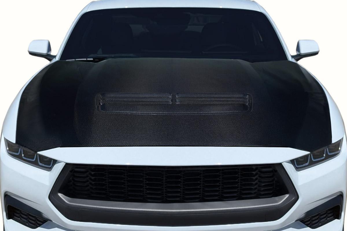 2024-2025 Ford Mustang Carbon Creations GT OEM Look Carbon Fiber Hood - Image 1