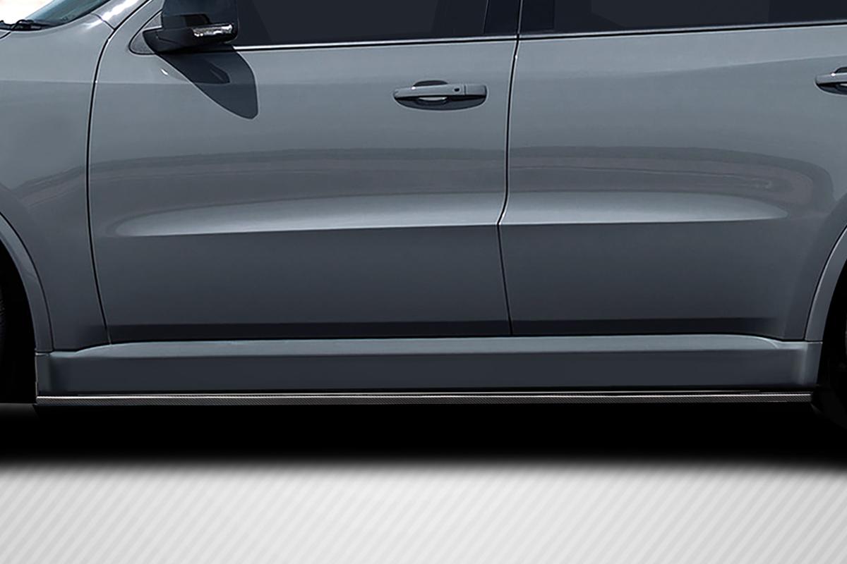 2011-2023 Dodge Durango Carbon Creations Malibu Carbon Fiber Side Skirts - Image 1