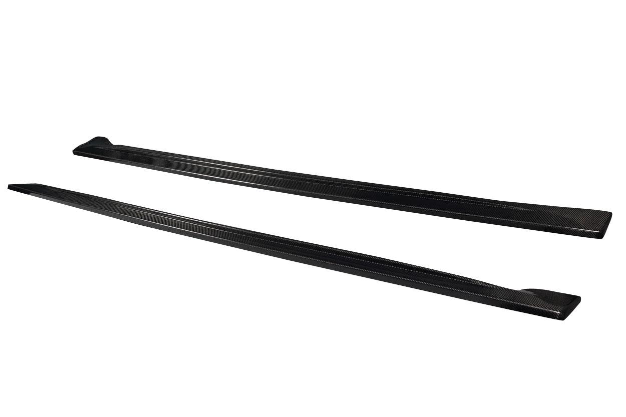 2011-2023 Dodge Durango Carbon Creations Malibu Carbon Fiber Side Skirts - Image 2