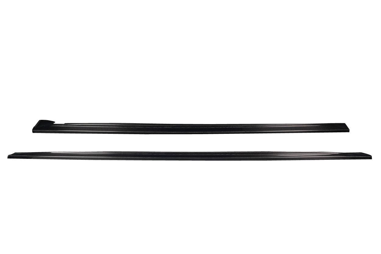2011-2023 Dodge Durango Carbon Creations Malibu Carbon Fiber Side Skirts - Image 3