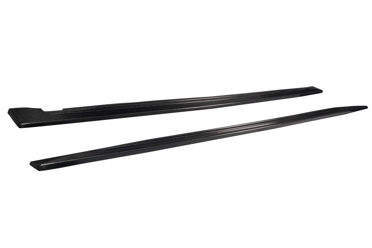 2011-2023 Dodge Durango Carbon Creations Malibu Carbon Fiber Side Skirts - Image 4