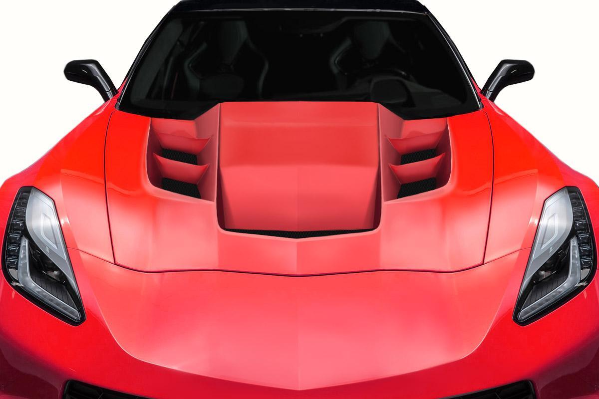 2014-2019 Chevrolet Corvette Duraflex Eagy Eye Hood - Image 1
