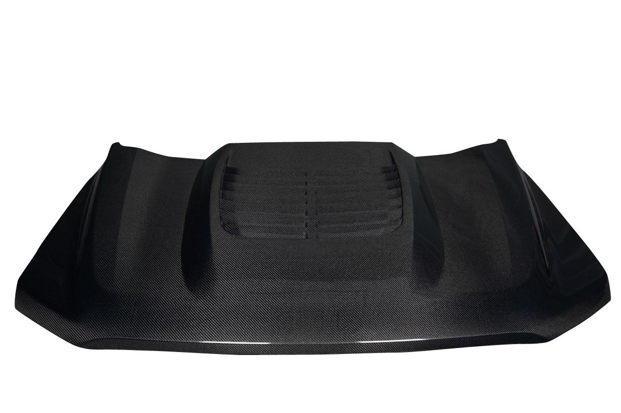 2021-2025 Ford F150 Carbon Creations Adventure Carbon Fiber Hood - Image 2