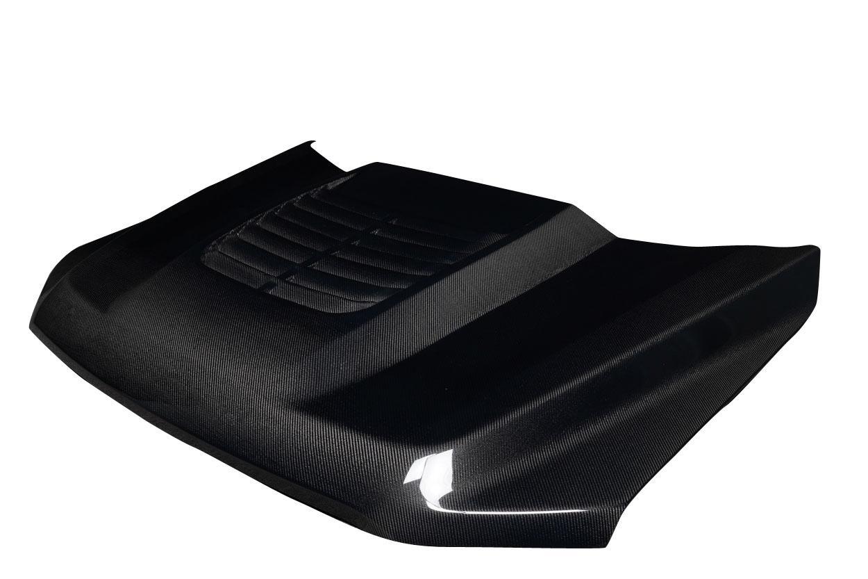2021-2025 Ford F150 Carbon Creations Adventure Carbon Fiber Hood - Image 3