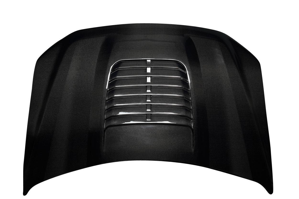 2021-2025 Ford F150 Carbon Creations Adventure Carbon Fiber Hood - Image 5