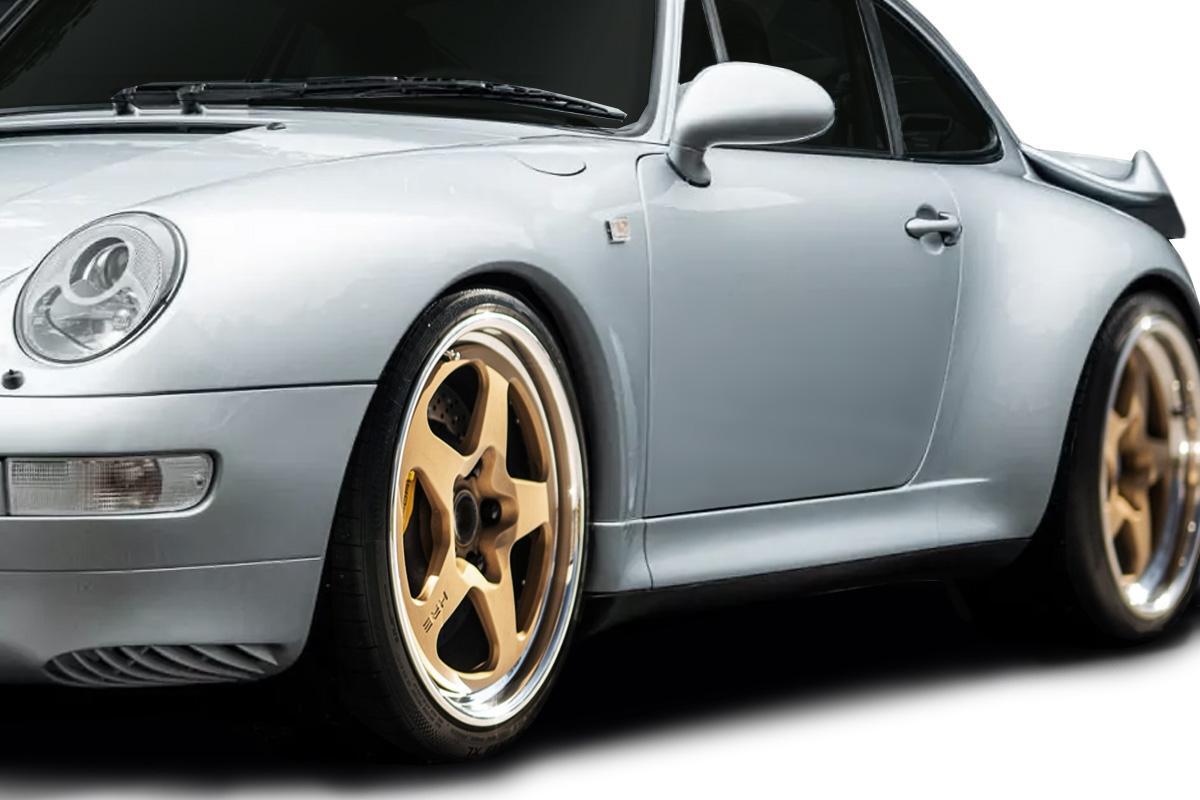 1995-1998 Porsche 993 Duraflex OEM Look Side Skirts - Image 2