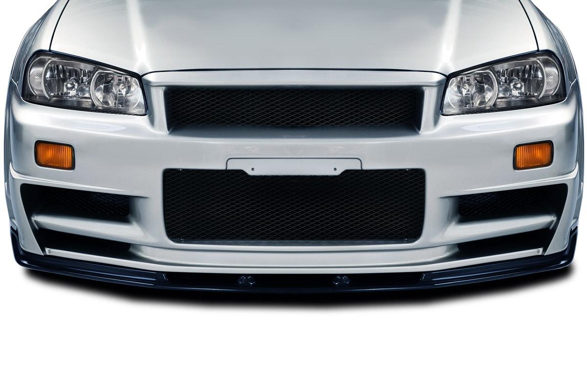 1999-2002 Nissan Skyline Duraflex OEM Look Front Lip - Image 1