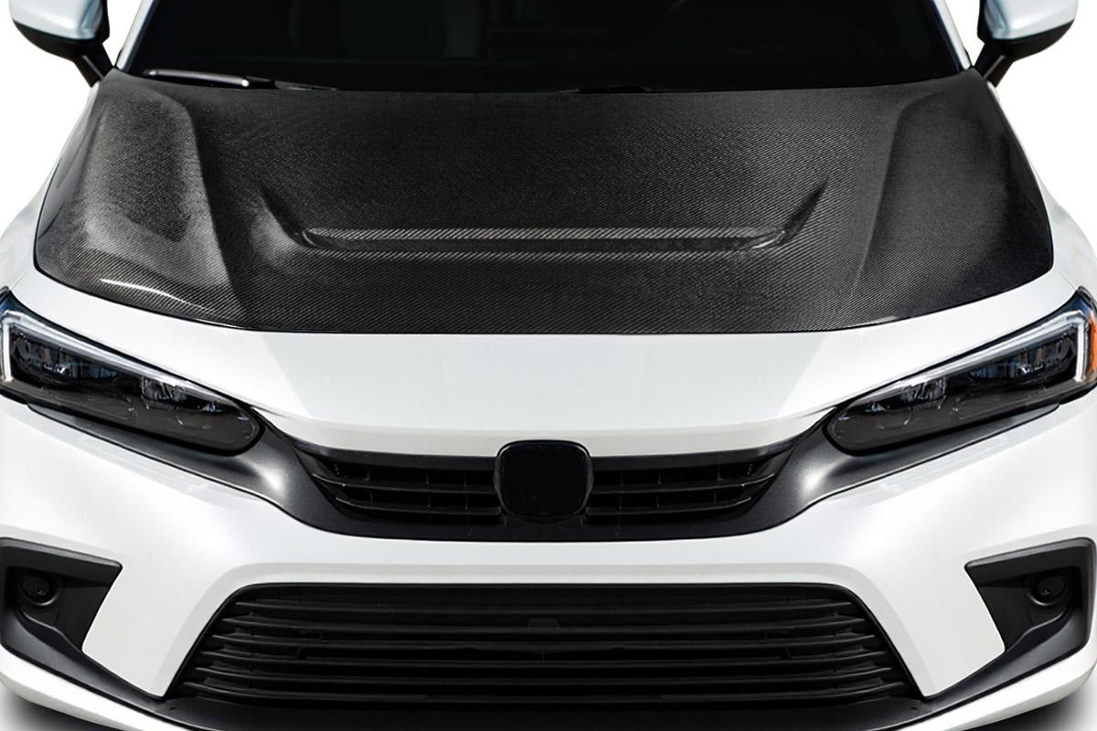 2022-2025 Honda Civic Carbon Creations FL5 Carbon Fiber Hood - Image 1