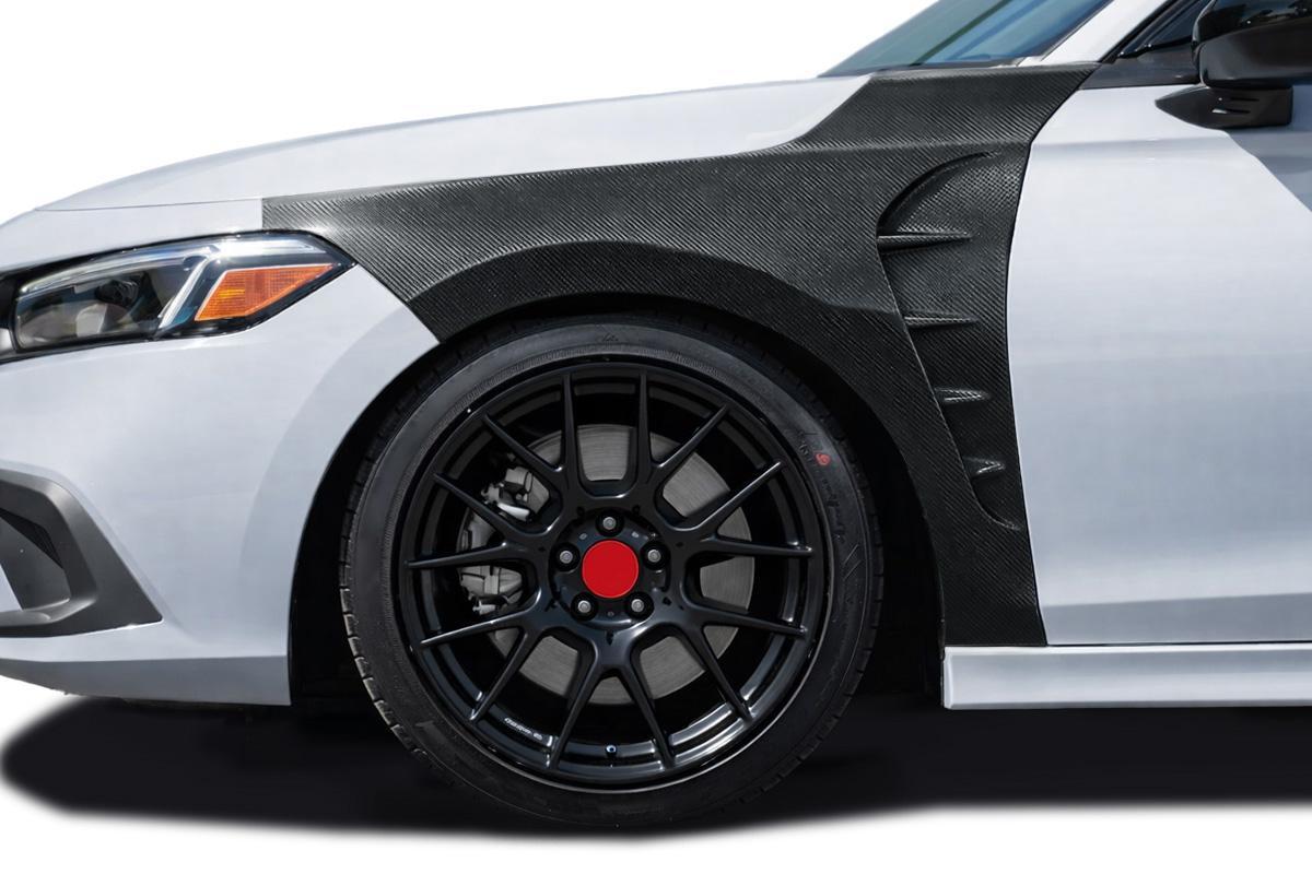 2022-2025 Honda Civic Carbon Creations VCT Carbon Fiber Fender - Image 1